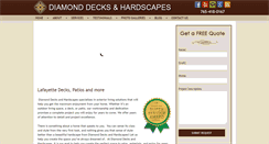 Desktop Screenshot of diamondhardscapesllc.com